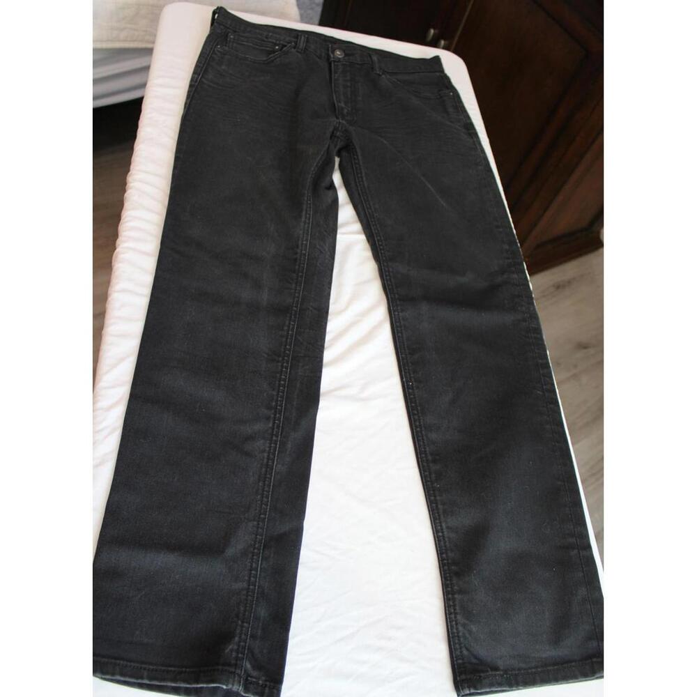 LEVI MEN'S 541 BLACK DENIM JEANS 34/32, EXCELLENT CONDITION